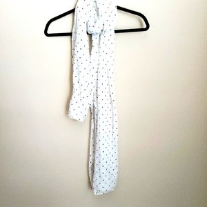 Polka Dot Scarf - Black & White